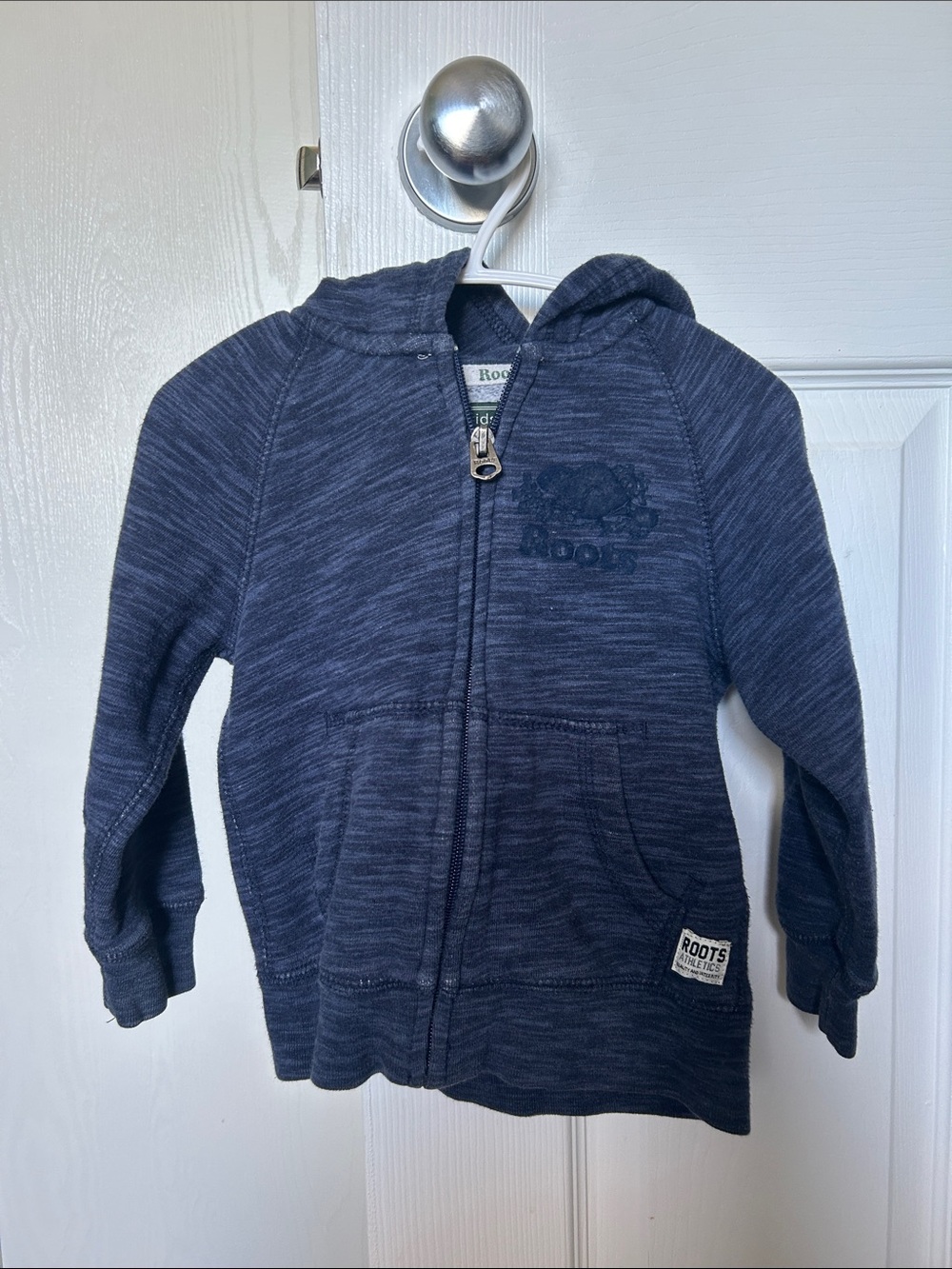 Roots Kids Dark Navy Zip Hoodie